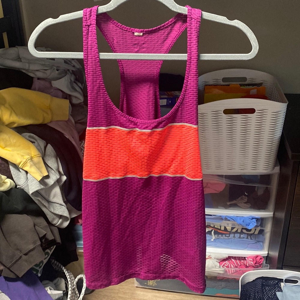 Neon under armor tank
